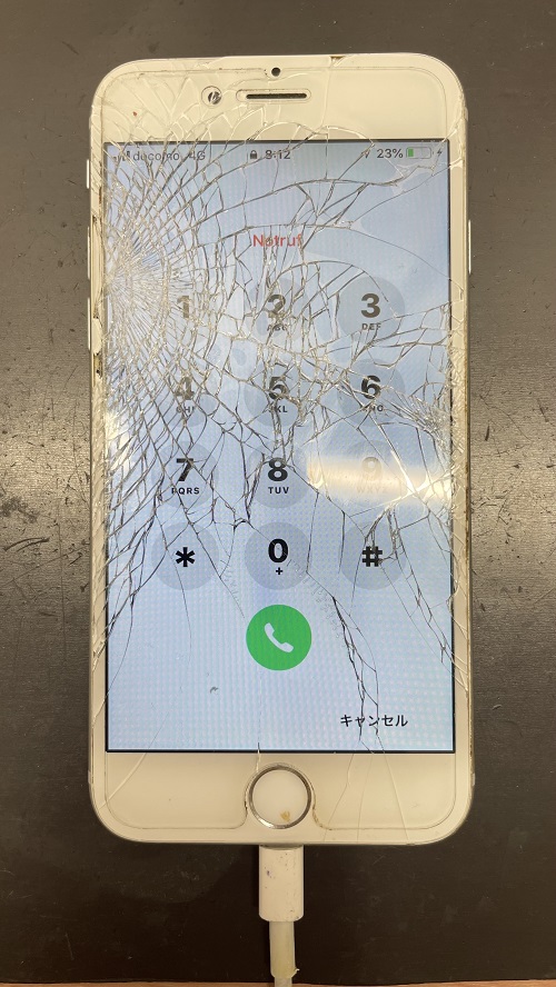 iPhone6　画面割れ