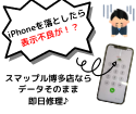 落としたiPhone12Proを確認したら表示不良が！？福岡でiPhone修理をお探しならスマップル博多店にお任せ！