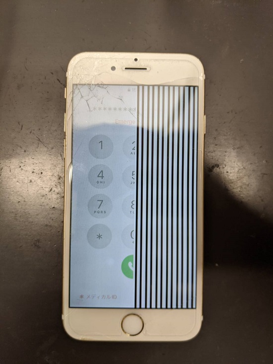iPhone6　表示不良とタッチ不良