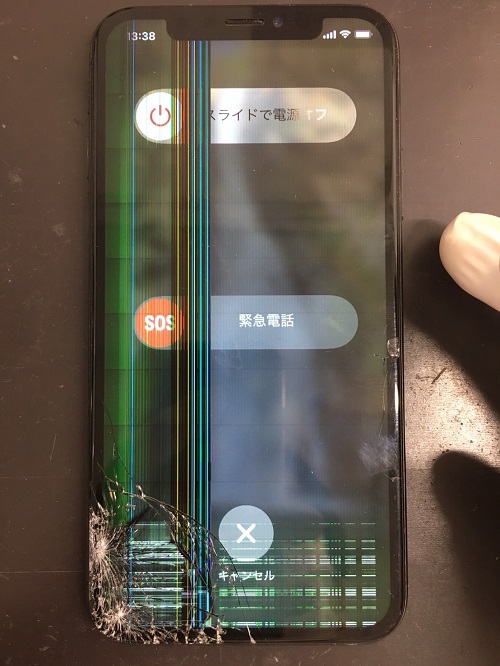 iPhoneXS　液晶不良・タッチ不良