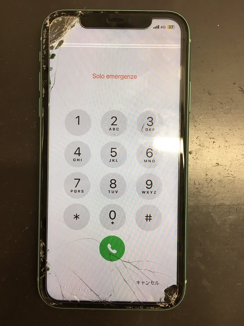 iPhone11　液晶表示不良・タッチ異常