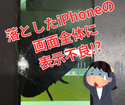 落として表示不良が発生してしまったiPhone11。スマップル博多店ならデータそのまま即日修理が可能です！