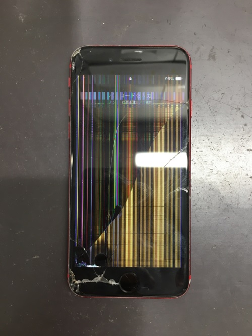 iPhone8　表示不良